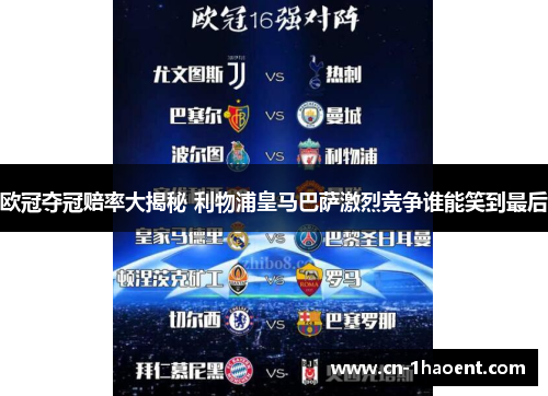 欧冠夺冠赔率大揭秘 利物浦皇马巴萨激烈竞争谁能笑到最后